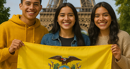 Se abre oportunidad nica para jvenes ecuatorianos para vivir y trabajar en Francia en 2025